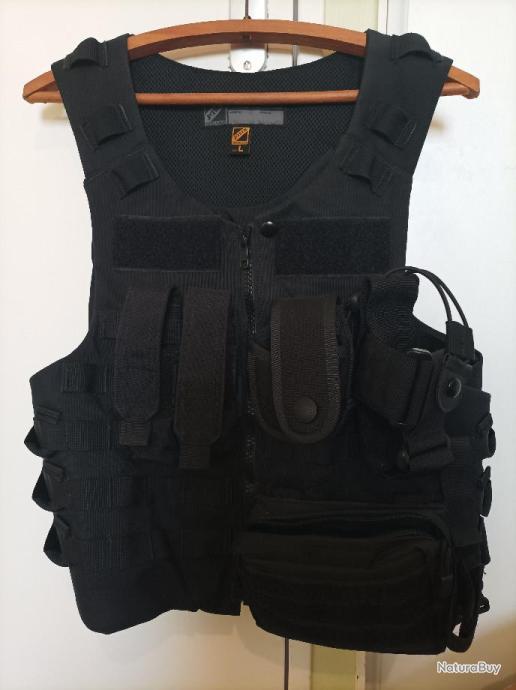 Law enforcement vest J-Tech® (gilet tactique MOLLE pour pack