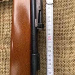 Carabine 22 long rifle à répétition manuelle.