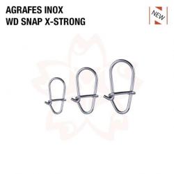 Agrafes Sakura WD Snap X-Strong - Nickelées - Par 10 - 35 kg / 77 lb / 6