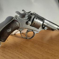 Très beau revolver MAS 1873 Chamelot Delvigne - Cal: 11mm73 - Année 1878 - Monomatricule