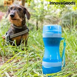 Bouteille avec Distributeur d'Eau et d'Aliments pour chiens 2 en 1 InnovaGoods® Home Pet Pettap