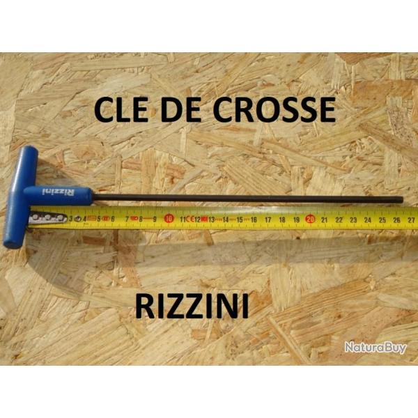 CLE DE CROSSE fusil RIZZINI 6 pans de 4.93mm - VENDU PAR JEPERCUTE (D23B431)