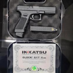 Pistolet Glock 17 G17 sous licence Inokatsu GBB Co2 Culasse CNC Blowback