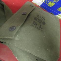 musette US army seconde guerre ww2 sac masque à gaz Américain M9 assault gas Mask