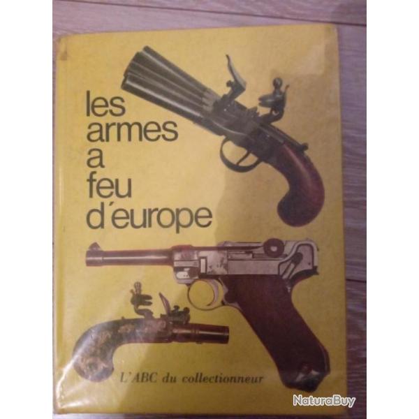 Livre reli-les armes  feu d'Europe