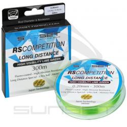 Nylons Sunset RS Compétition - Long distance Hi-Visibility Lime Green - 300 m - 0.14 mm / 1.09 kg