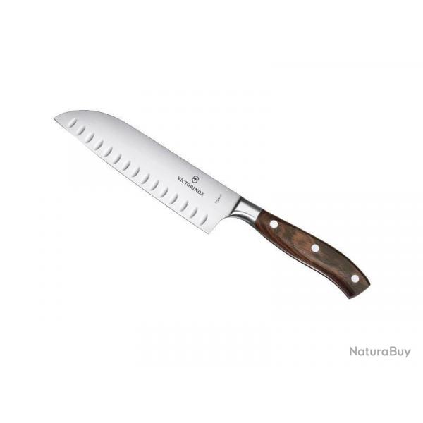 SANTOKU ALVEOLE VICTORINOX FORGE 17CM ERABLE