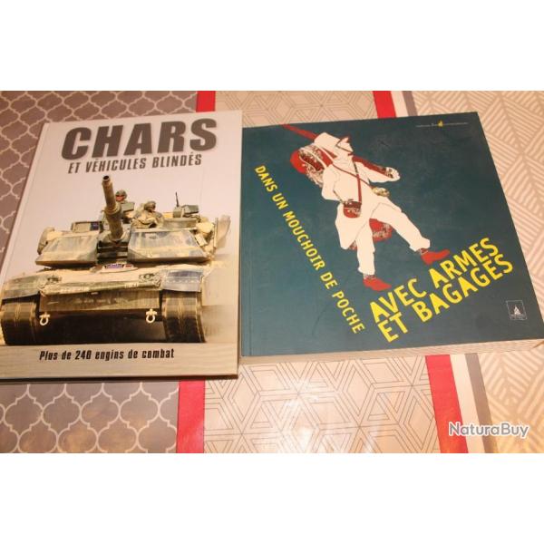 2  livres armes  occasion comme neuf