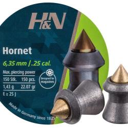 PLOMBS H&N HORNET CAL. 6,35 MM