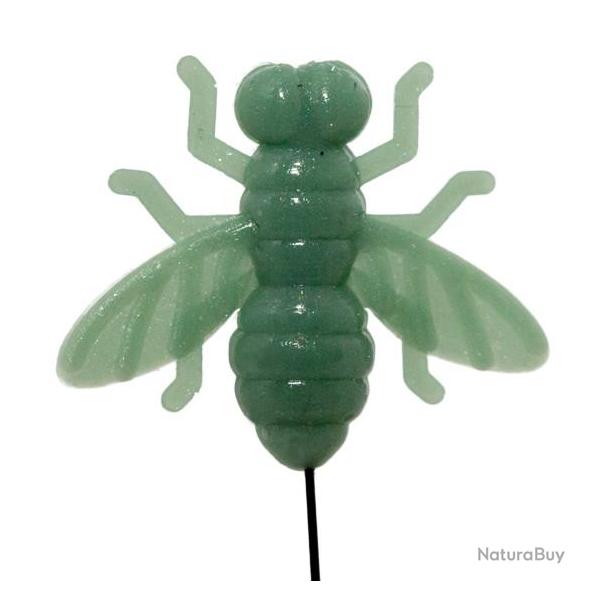 Leurre souple imitation de mouche Vert 1,5 cm Legobeleur