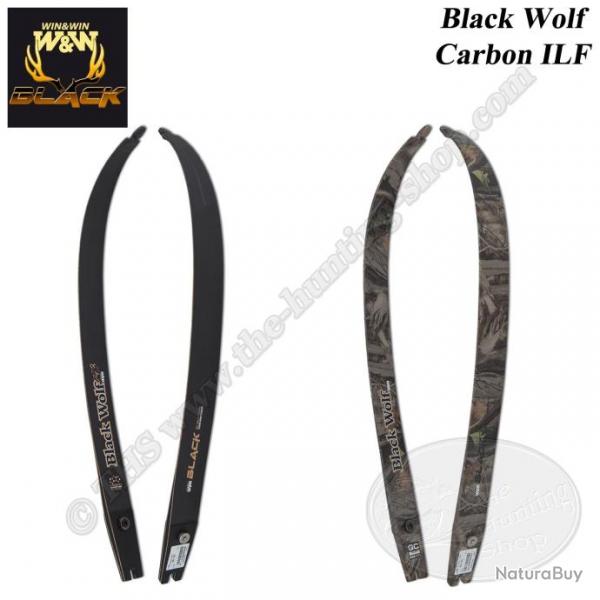 WIN&WIN BLACK branches ILF BLACK WOLF en carbone pour arc de chasse traditionnel recurve 30# Carbon 