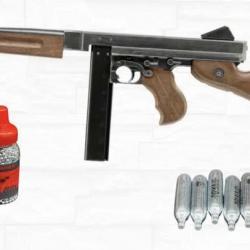 Pack prêt à tirer Pistolet Legends M1A1 Legendary couleur Noir/Bois Billes acier 4.5MM (4500 Billes 
