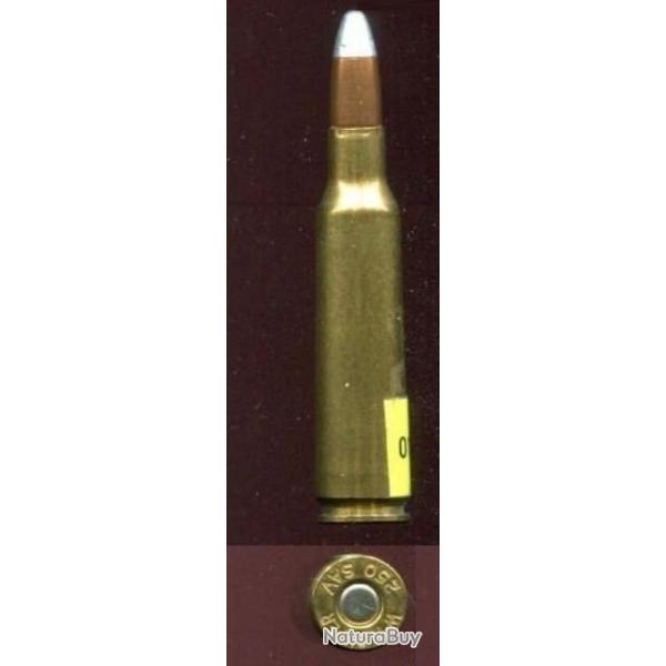 .250 SAVAGE - marquage : W-W  SUPER 250 SAV - balle cuivre pointe aluminium