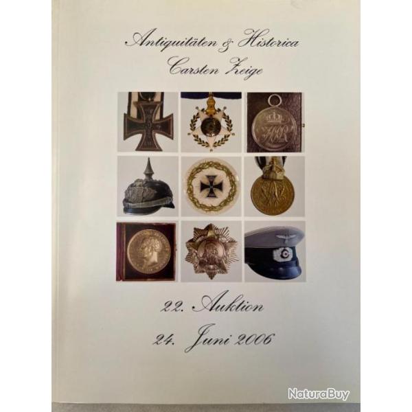 Album Antiquitten & Historica Carsten Zeige - 22 Auktion 24 Juni 2006