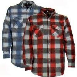 Chemise polaire ranch Rouge