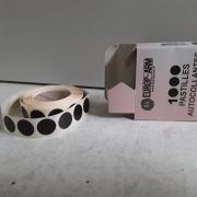 Pastilles autocollantes bouche trou cible 19mm x1000 - Armurerie