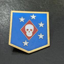 M pins Blason Insigne militaire Us Marine corps raiders skull & stars lapel pin commando forces spec