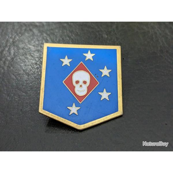 M pins Blason Insigne militaire Us Marine corps raiders skull & stars lapel pin commando forces spec