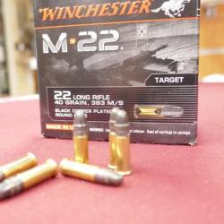 Boite de 400 cartouches  M22 22LR Winchester