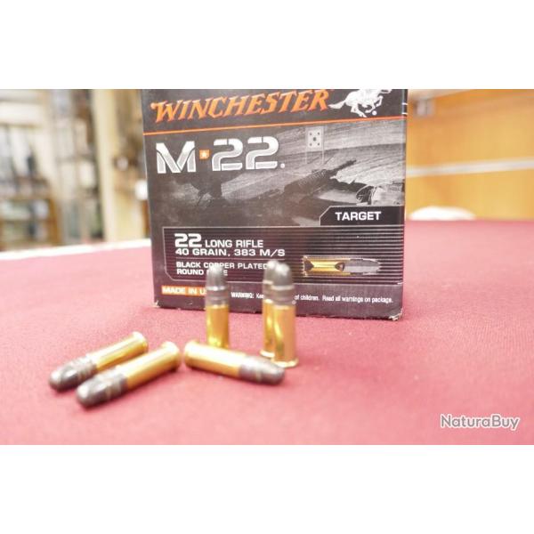 Boite de 400 cartouches  M22 22LR Winchester