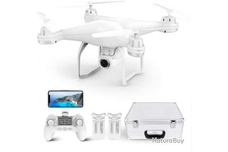 Drone avec Caméra HD Drone Mini avec Trois Batteries Longue Autonomie WiFi  FPV Debutant - Drones et multirotors (9026107)