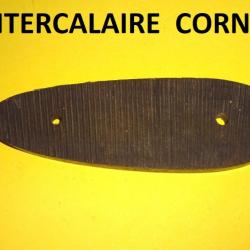 plaque INTERCALAIRE CORNE long 128mm larg 42.70mm ep 8mm entraxe 74mm - VENDU PAR JEPERCUTE (D23B46)