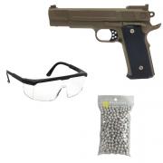 Pistolet Airsoft G15 Ressort Metal Galaxy Noir - Phenix Airsoft