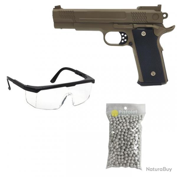 Pack rplique airsoft Tan Style S&W M945 Spring