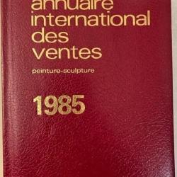 Annuaire International des ventes Peintures et sculptures de 1985 ed Mayer