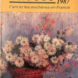 Album de Drouot de 1896-1987 sur l'Art et les enchères en France