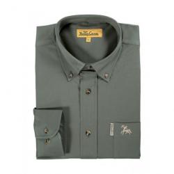 CHEMISE LIGNE VERNEY CARRON STRETCH GROUSE