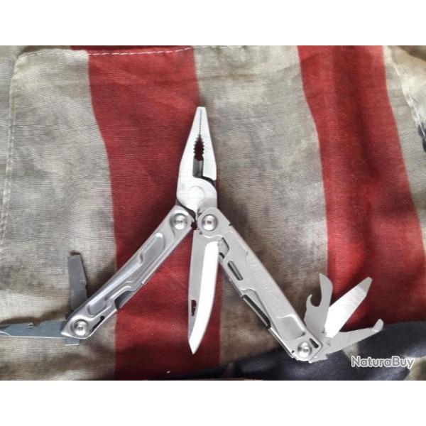 Leatherman Couteau multifonction + tui de ceinture Chasse Pche Rando Jeep FORD LAND ROVER HARLEY