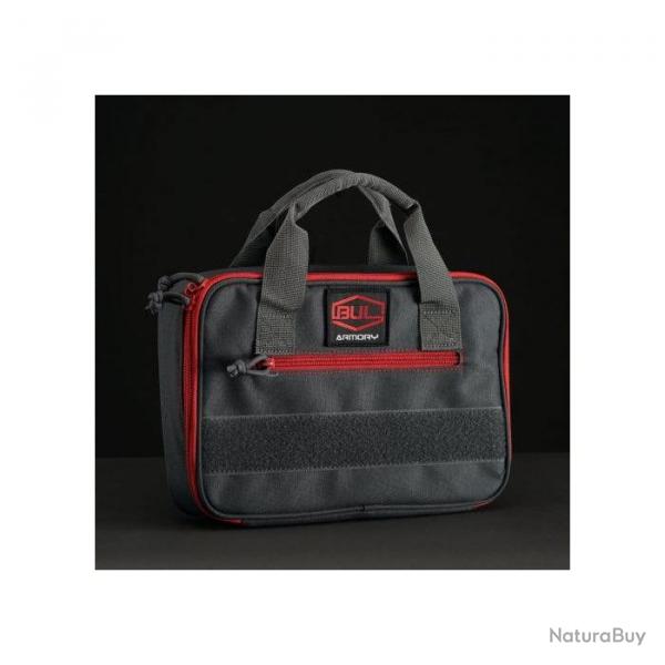 Sacoche de transport Bul Armory pour arme de poing Noir / Rouge - Noir / Rouge