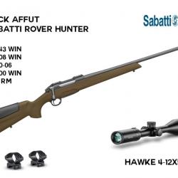 Pack affût SABATTI ROVER HUNTER 300 WM