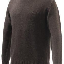 Pull de chasse Devon col rond marron BERETTA