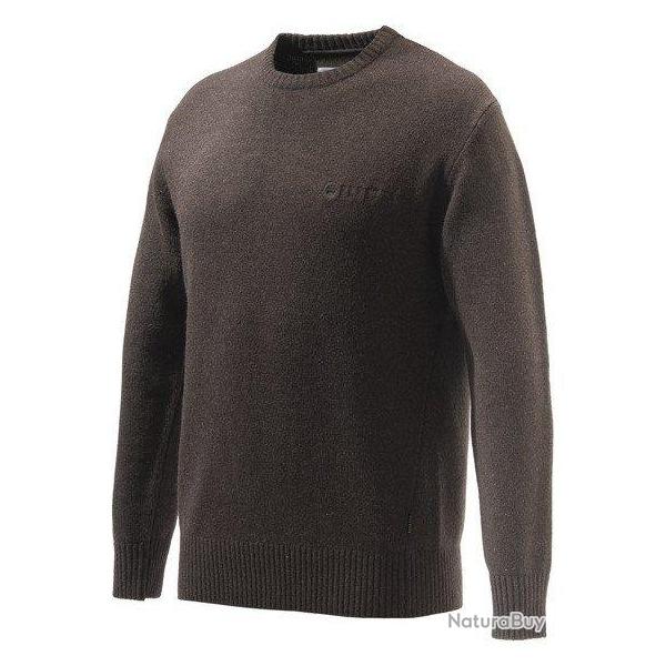 Pull de chasse Devon col rond marron BERETTA