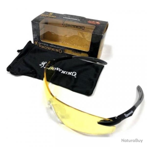 Lunettes browning claybuster jaune