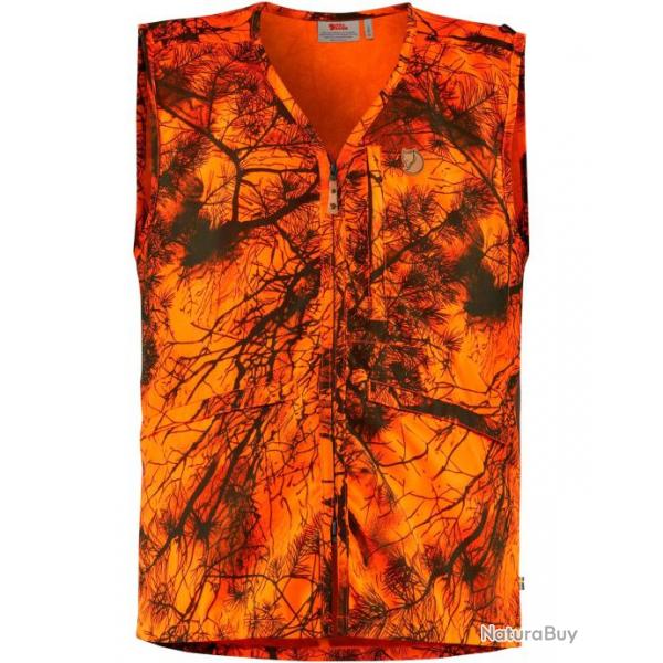 Gilet de signal Vrmland (Couleur: Orange Signal Camo, Taille: 3XL)