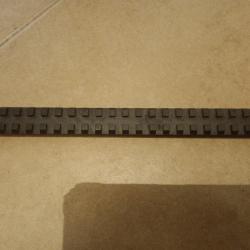 Rail weaver allongé, longueur 230mm pour adaptateur Dentlersans l'adaptateur pour embase Dentler