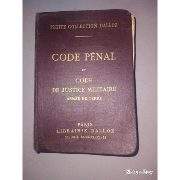 Code pnal Dalloz 1938