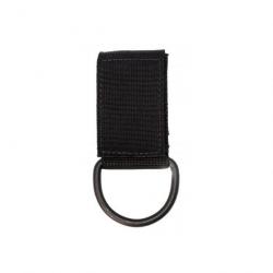Anneau D-Ring Safariland + Velcro Pour Plaque De Cuisse - Noir