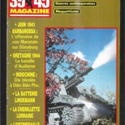 39-45 Magazine 29 , batterie lindemann, dix blindés à dien bien phu, audierne 1944, ostmédaille,