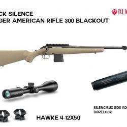 Pack silence RUGER American rifle 300 Blackout v2 Montage médium