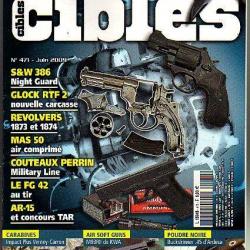 cibles 471 . vernet carron 270 , s&w 386, m93RII, mas 1950, otan, carabine buckskinner,fg 42,