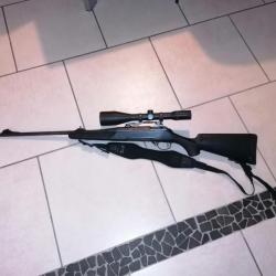 Carabine haenel Jaeger 10 calibre 270 win avec lunette zeiss 3-12*56 diavari z