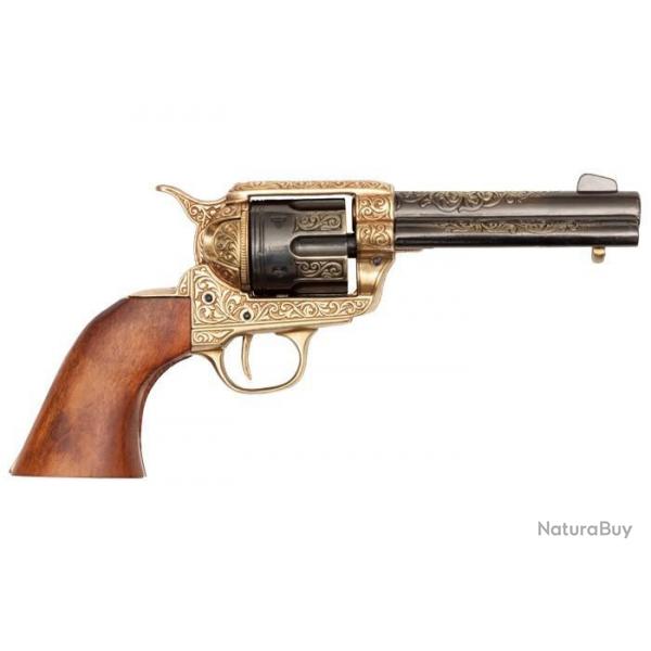 REPLIQUE FACTICE REVOLVER COLT PEACEMAKER 1886 OR DENIX