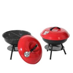 Barbecue Portable 35,5 X 35 cm Rouge/Noir