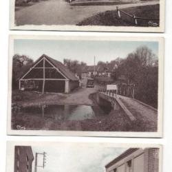 Carte postale ancienne - Chauvigny-du-Perche (41) Lot de 3 cartes