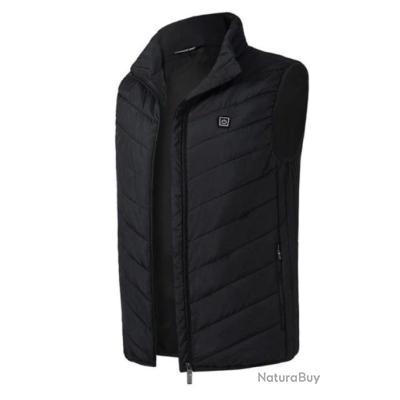 Gilet Chauffant Preston Thermatech - Pêche Hiver - Noir Homme - Neuf