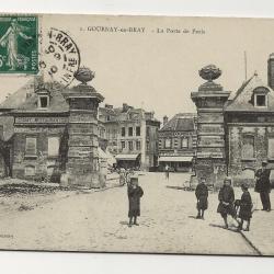 Carte postale ancienne - Gournay en Bray (76) - La Porte de Paris